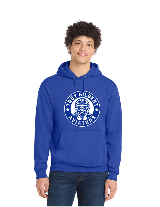 Aviator Fleece Pullover Hooded Sweatshirt - Adult