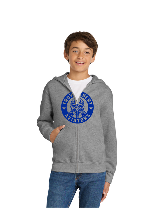 Aviator Fleece Full-Zip Hoodie - Youth