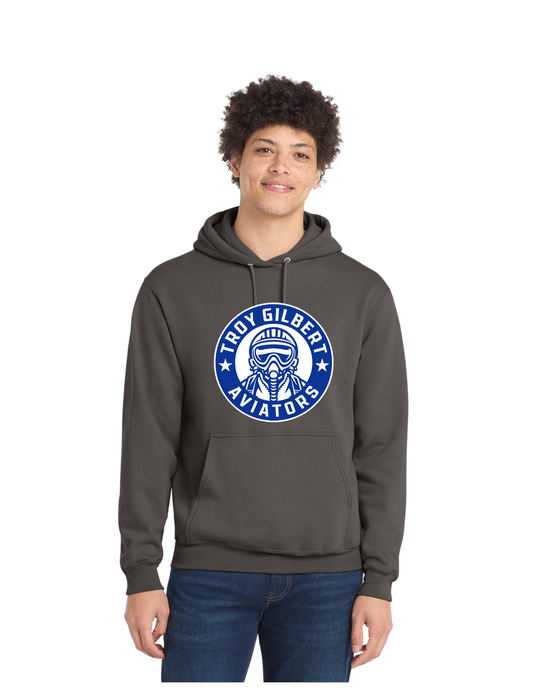 Aviator Fleece Pullover Hooded Sweatshirt - Adult