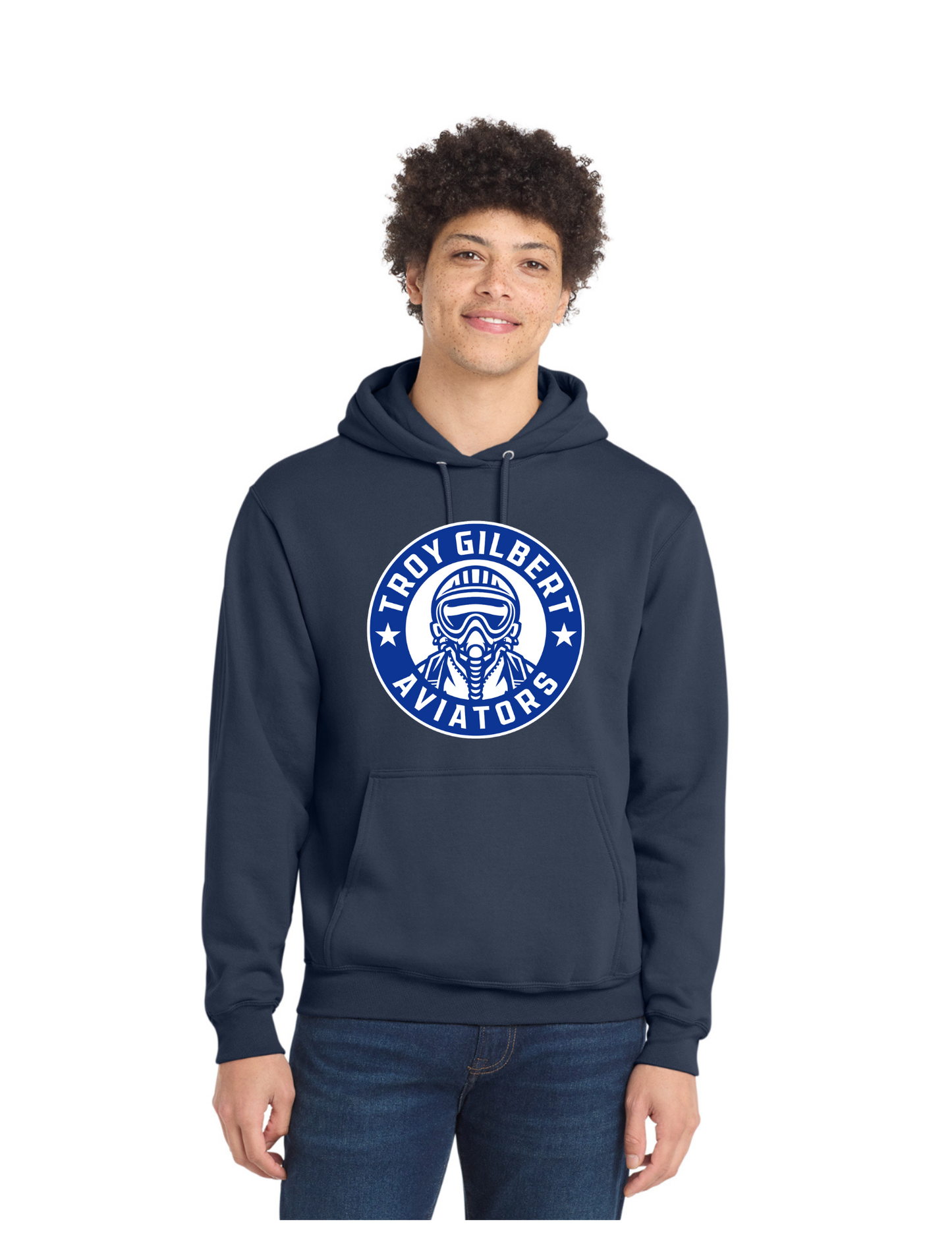 Aviator Fleece Pullover Hooded Sweatshirt - Adult
