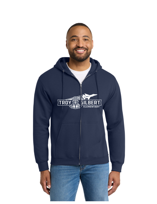 Troy Gilbert Fleece Full-Zip Hoodie - Adult